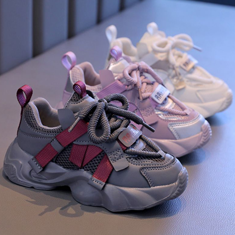 Kids Sport Shoes 2025 Fashion Girls Youth Sneakers Winter Autumn Toddler Kidszworld Boys Outdoor Running Shoes Sizes 27 - 37 K0140