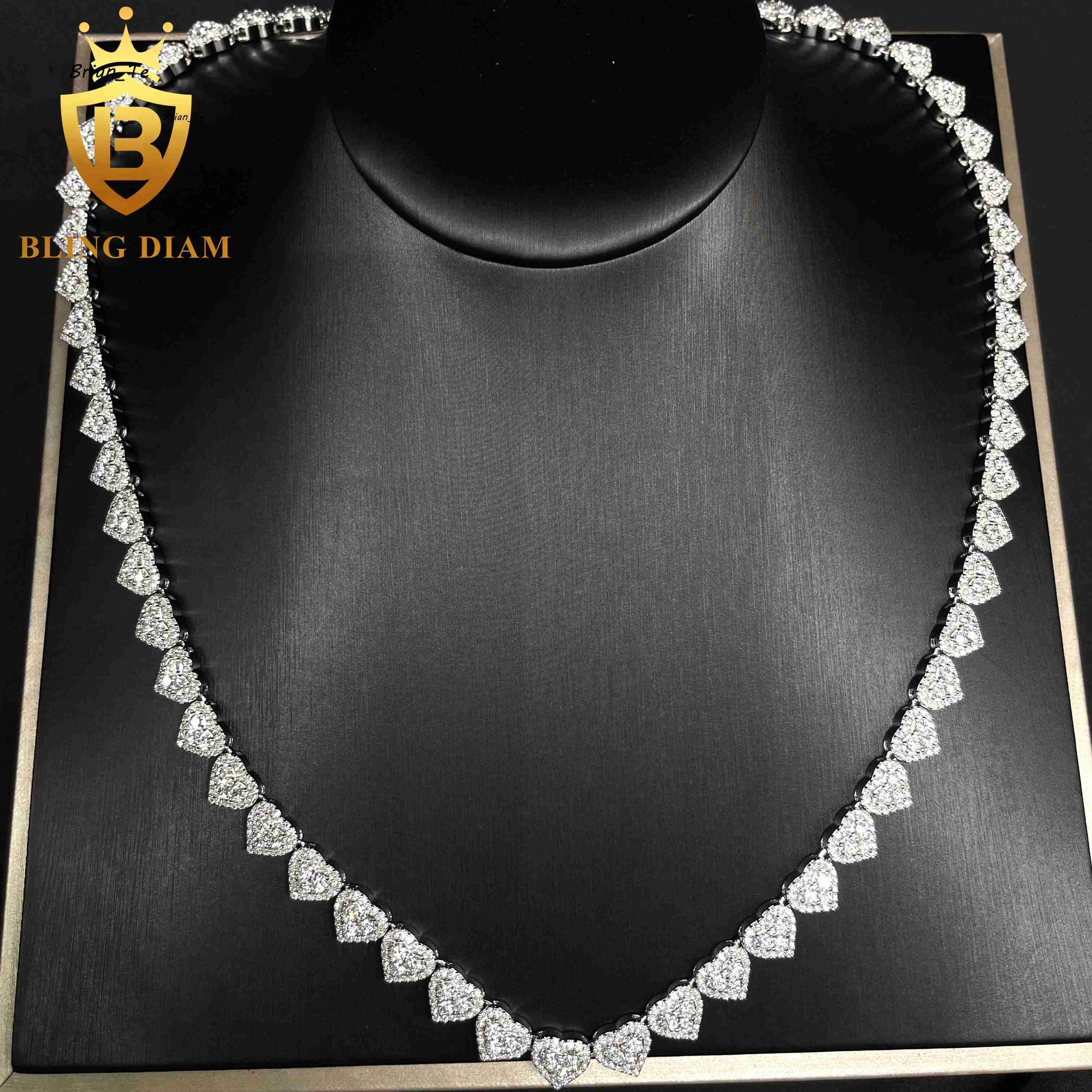 Fashion Wholesale High Quality 8mm Sugar Chain Necklace New Hip-Hop Love Rock Style for Men Women