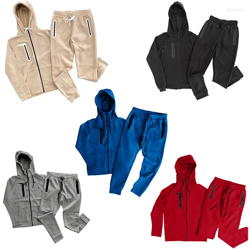 Men's Tracksuits Gym Clothes Euramerican Sports Fitness Suit Spring And Autumn Large Size Youth Mountaineering Outdoor Leisure