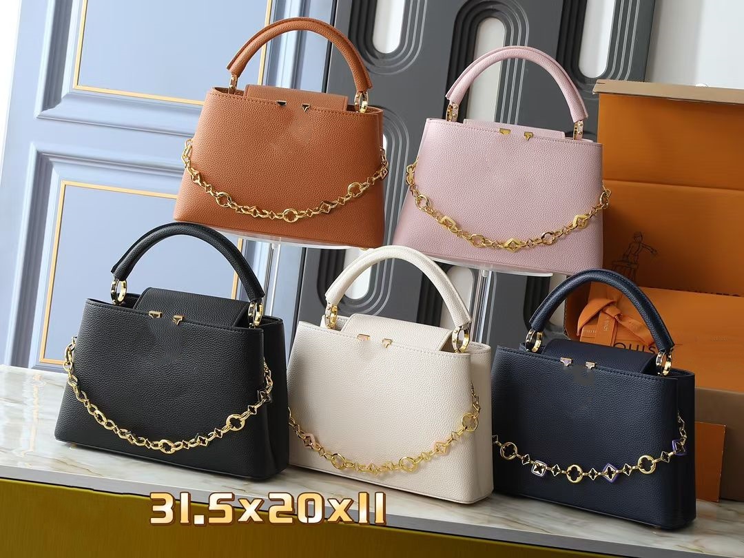 10A Original quality new Designer Luxury bag messenger bag genuine leather Bags purse classic Women Leather Shoulder Bag Fashion tote leather Lady W