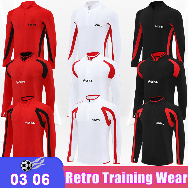 2003 2006 SEEDORF Mens Retro Training Wear Soccer Jerseys GILARDINO MALDINI PIRLO GUERCI vintage Football shirts