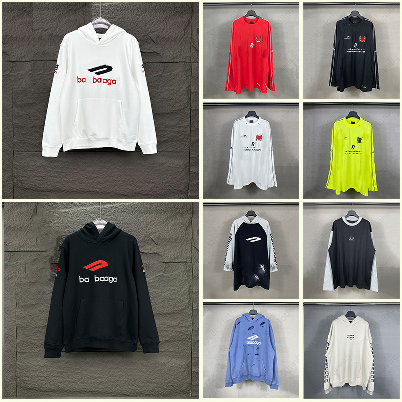 Hommes sweat à capuche alphabet alphabet sweat-shirt européen tendance mode noir swets swetshirts swetshirts de femmes