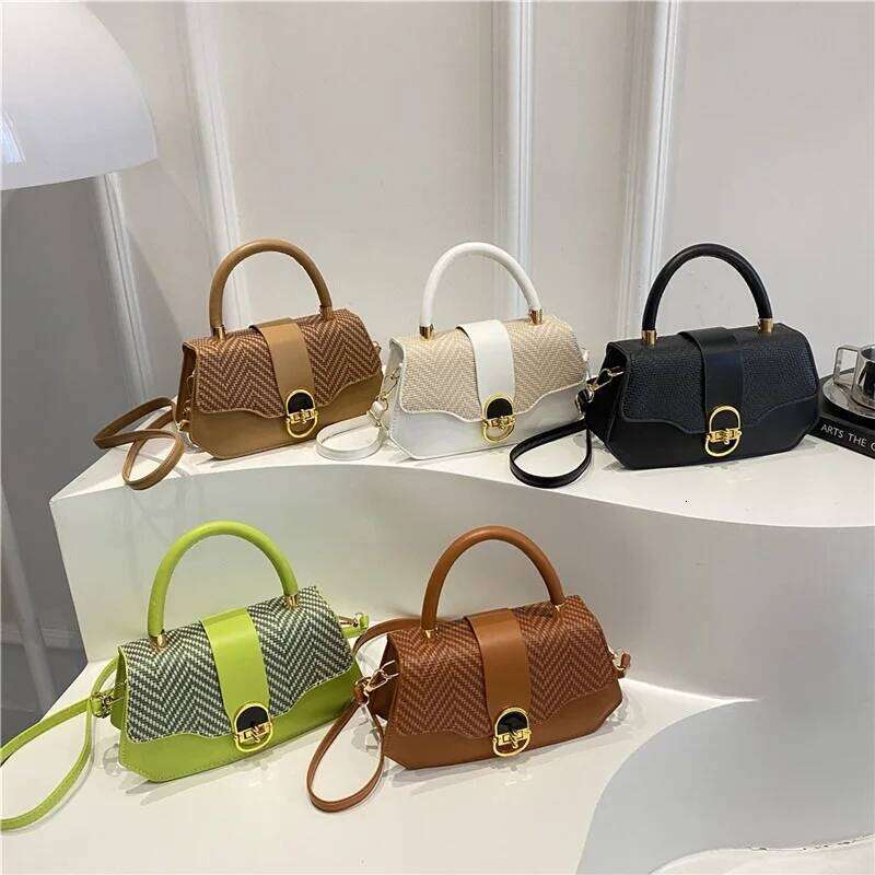 Designer Luxury Stylish Square Bag Trendy Large Capacity Tote Casual Shoulder Crossbody Purse For Women Minimalist Commuter Handbag
