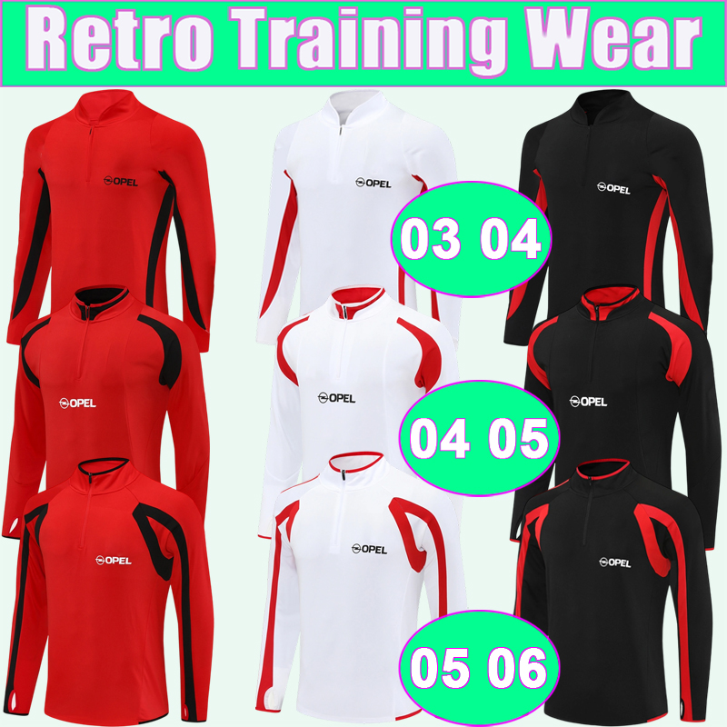 2003 2006 SEEDORF Mens Retro Training Wear Soccer Jerseys GILARDINO MALDINI PIRLO NESTA GUERCI vintage Football shirts