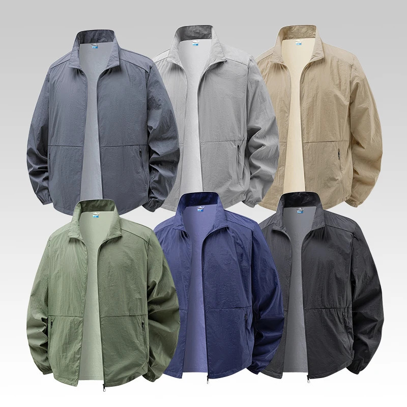 Veste de randonnée en étanche légère pour hommes Mens Upf Protection solaire rapide Perfect pour la pêche à la pêche en cours 2550819