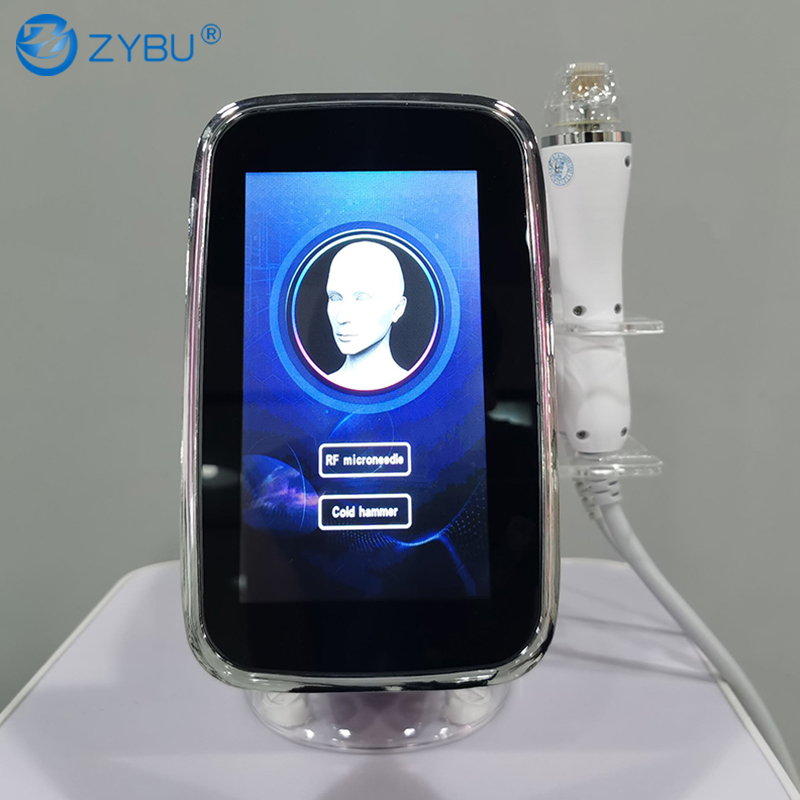 2 in 1 RF Radio Frequency Fractional Microneedle Cold Hammer Skin Tightening Anti Aging Wrinkle Removal Acne Scars Stretch Mark Treatment