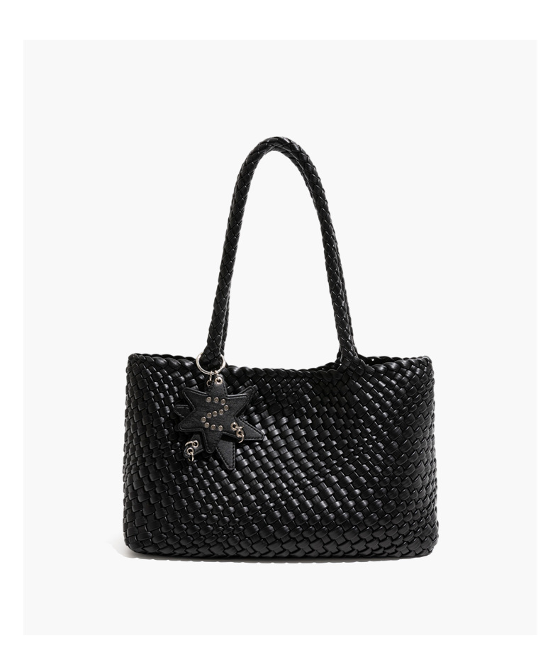 Champagne Colored Soft Leather Woven Bag 2025 New Model For Women's Designers High-end Handbag Shoulder Bag Outdoor Vacation Bag Wallet High-en