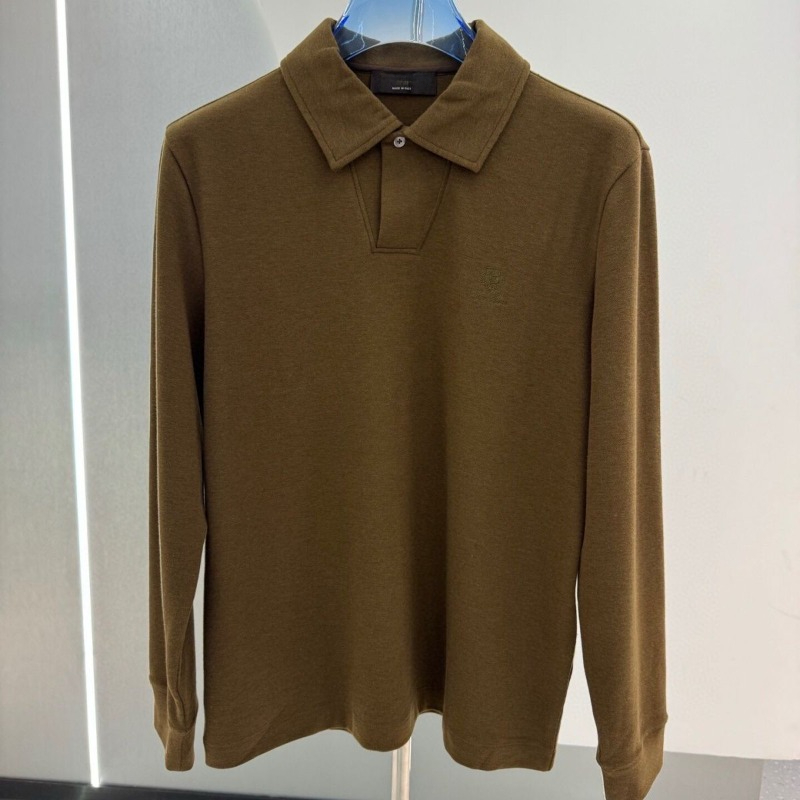 Automne et Hiver Mens Tabillons élégants Pull Polo à manches longues L1289