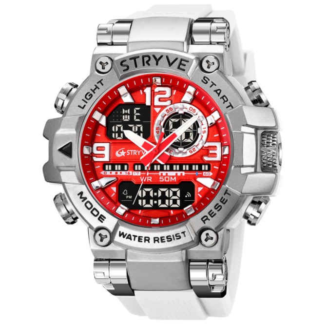 Stryve 50 mm Sports de vente à chaud Colorful Luminal Electronic Imperproof Watch multifonctionnel Student Watch Cross-Border Dropshipping 3AAAA