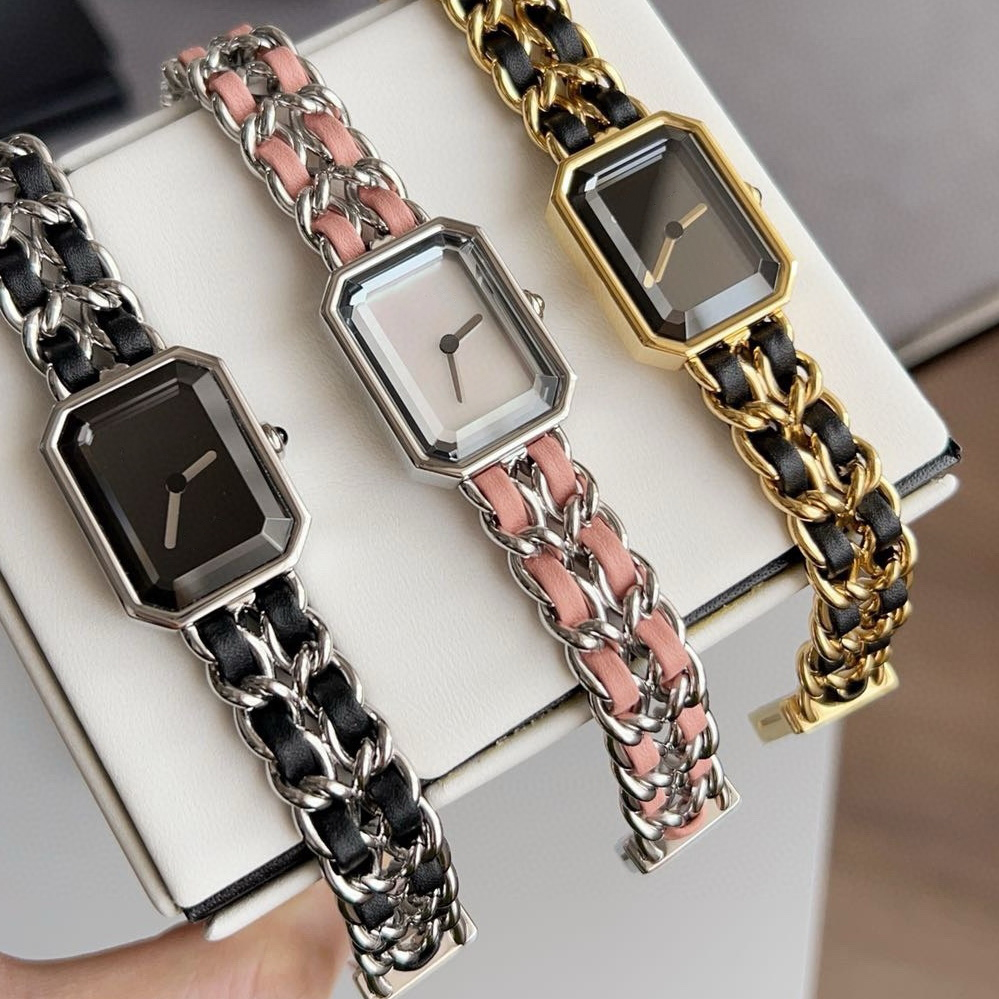 Premiere watch, size 21X26MM stainless steel gold-plated chain with sheepskin strap Swiss parts highest counter Advanced Materials with box 006