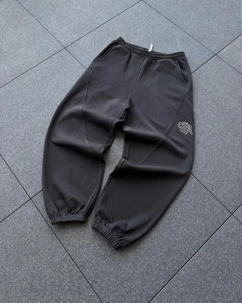 European and American style retro hip-hop casual shorts embroidered sports pants unisex loose-fitting wide-leg pants 250818