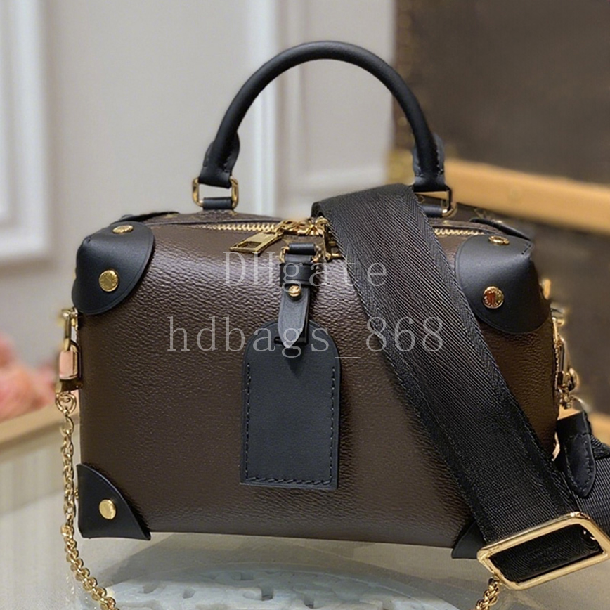Mirror quality Designer Bags Handbag Shoulder Bags Luxury Crossbody bags Canvas Leather PETITE MALLE SOUPLE 20CM With Box LP17A1