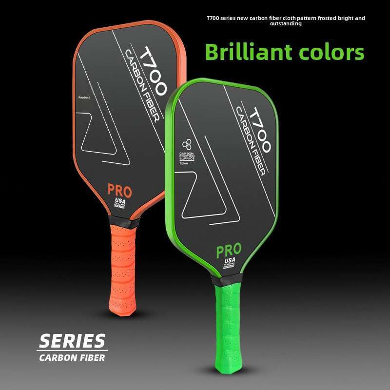 T700 Carbon Fiber Cloth Texture Matte Integrated Anti-Slip 16Mm Thick Competition-Specific Pickleball Paddle