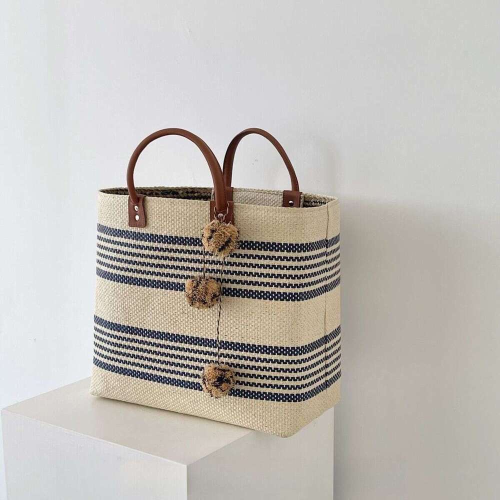 Designer Bag Tote Bag Shoulder Bag Large Capacity Straw Summer New Niche Vacation Bag Simple Beach Handbag For Women