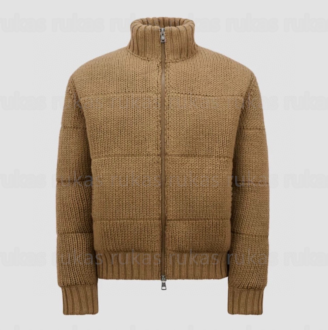 mens jacket down coat designer down jacket warm cardigan knit designer wool blend sweatershirts outwear warm jackets mens windbreaker jacket size m-