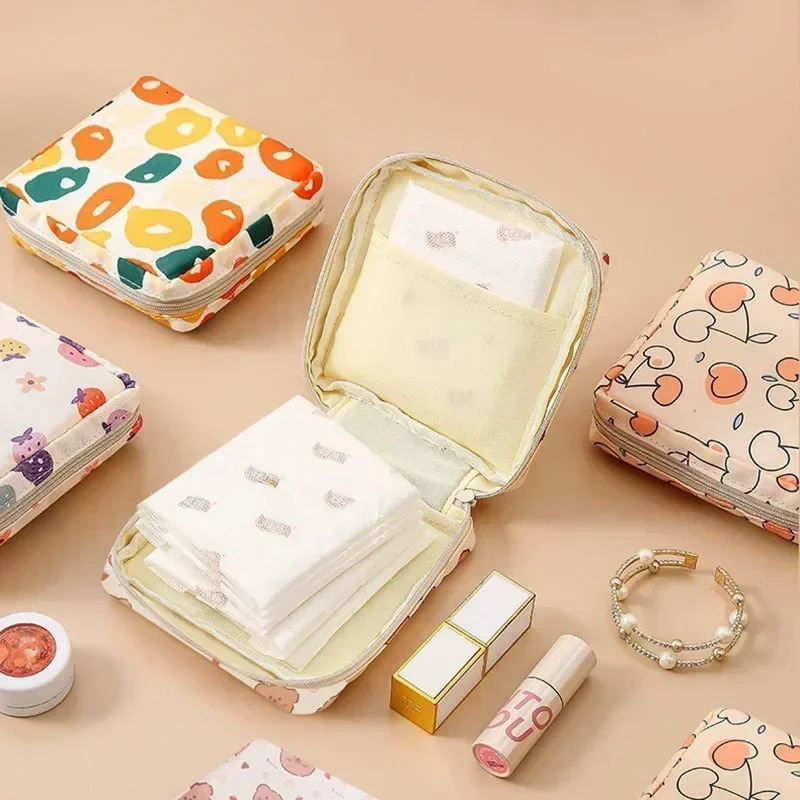 Filles dessin animé petits sacs de cosmétiques sac organisateur pour femmes filles coréen mignon ours de grande capacité sacs de rangement de ser