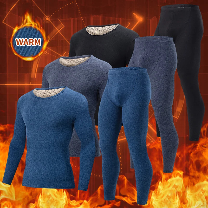 2-Piece Mens Fashion Autumn Clothes And Long-sleeved Trousers Set For Teenagers Thermal Underwear At The End Of Autumn And Win250820