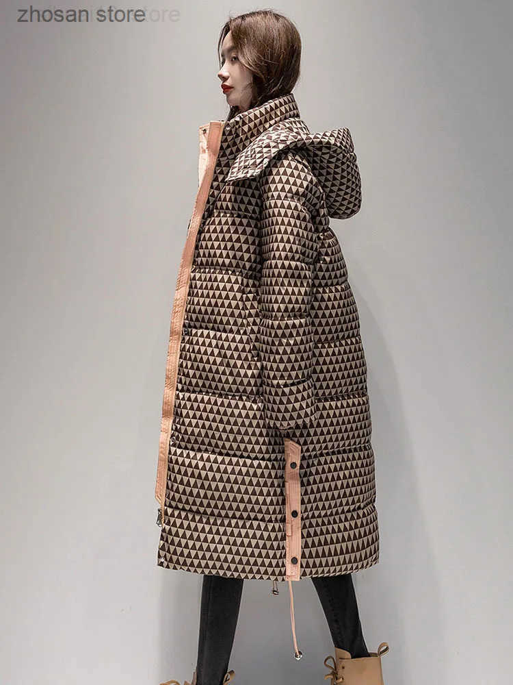 Snow Coat Padded Warm Jacket Down Jacket Winter Women Waterproof Coat Oversized Thick Long Parka Z250707 S250820