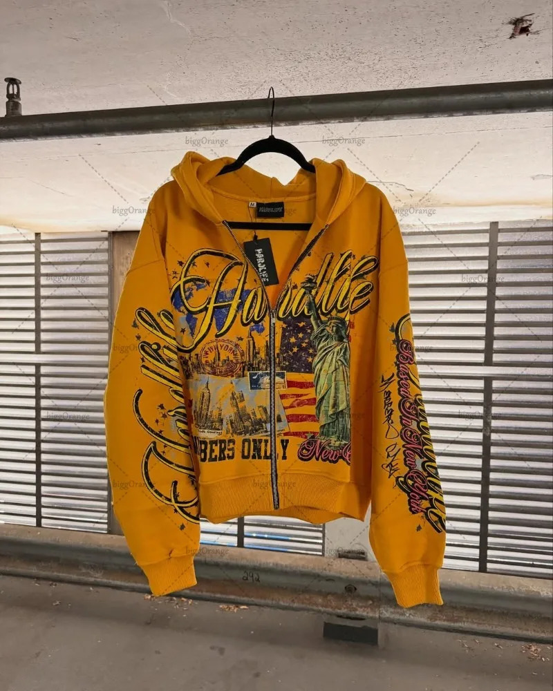 Hip-hop Trendy Y2K Streetwear American Retro Letter Print Oversized Sweatshirt Men Harajuku Colorful Casual Hoodie Women 250818BJ