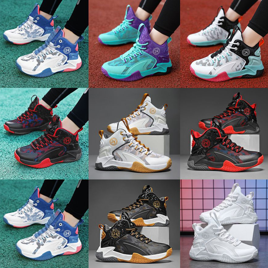 Chaussures de basket-ball pour enfants garçons filles baskets non glissantes