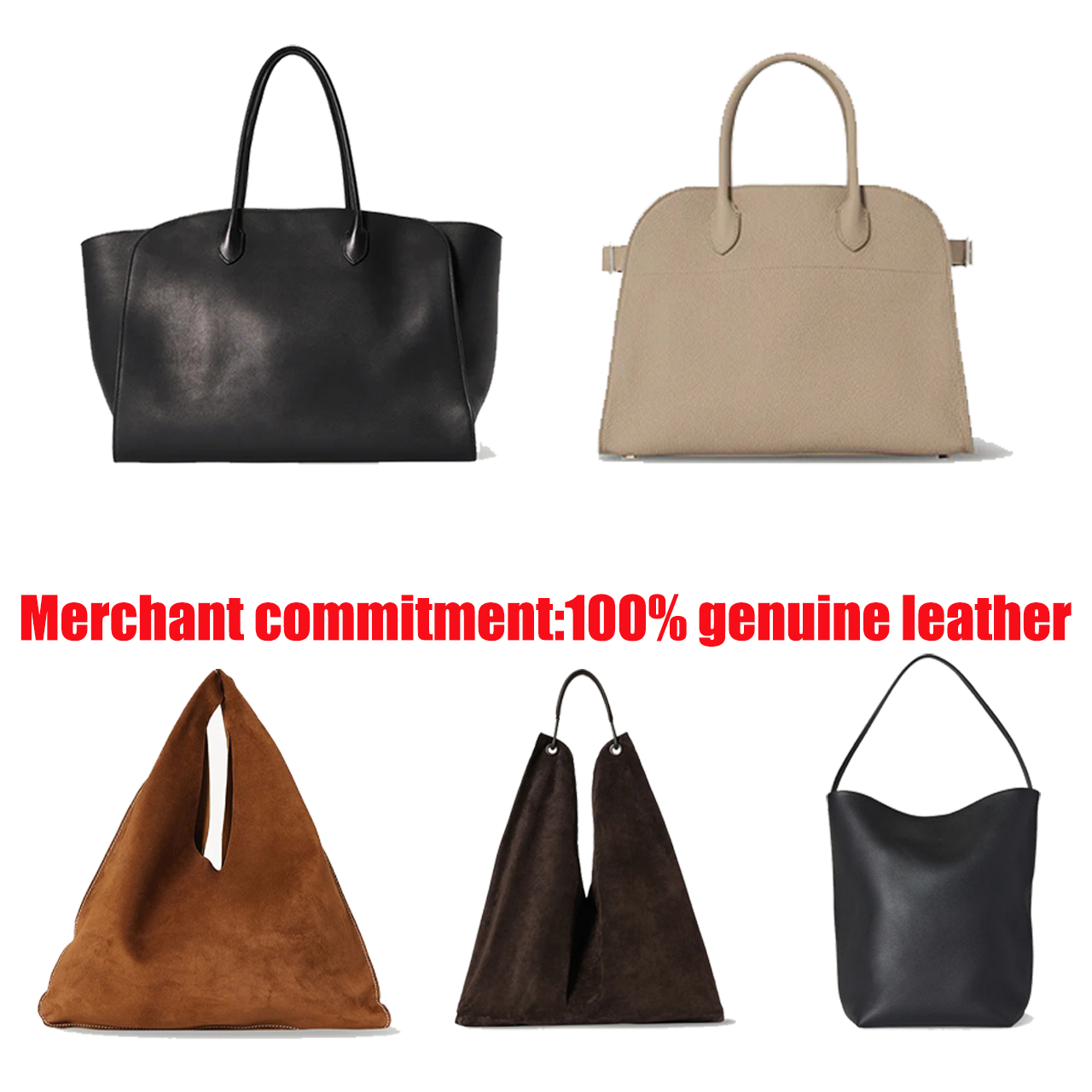 10A Designer bags genuine leather Park Tote Bag New Suede bag Luxury bag handbags Margaux bag Womens bucket bag lady Shoulder Bag high capacity trav