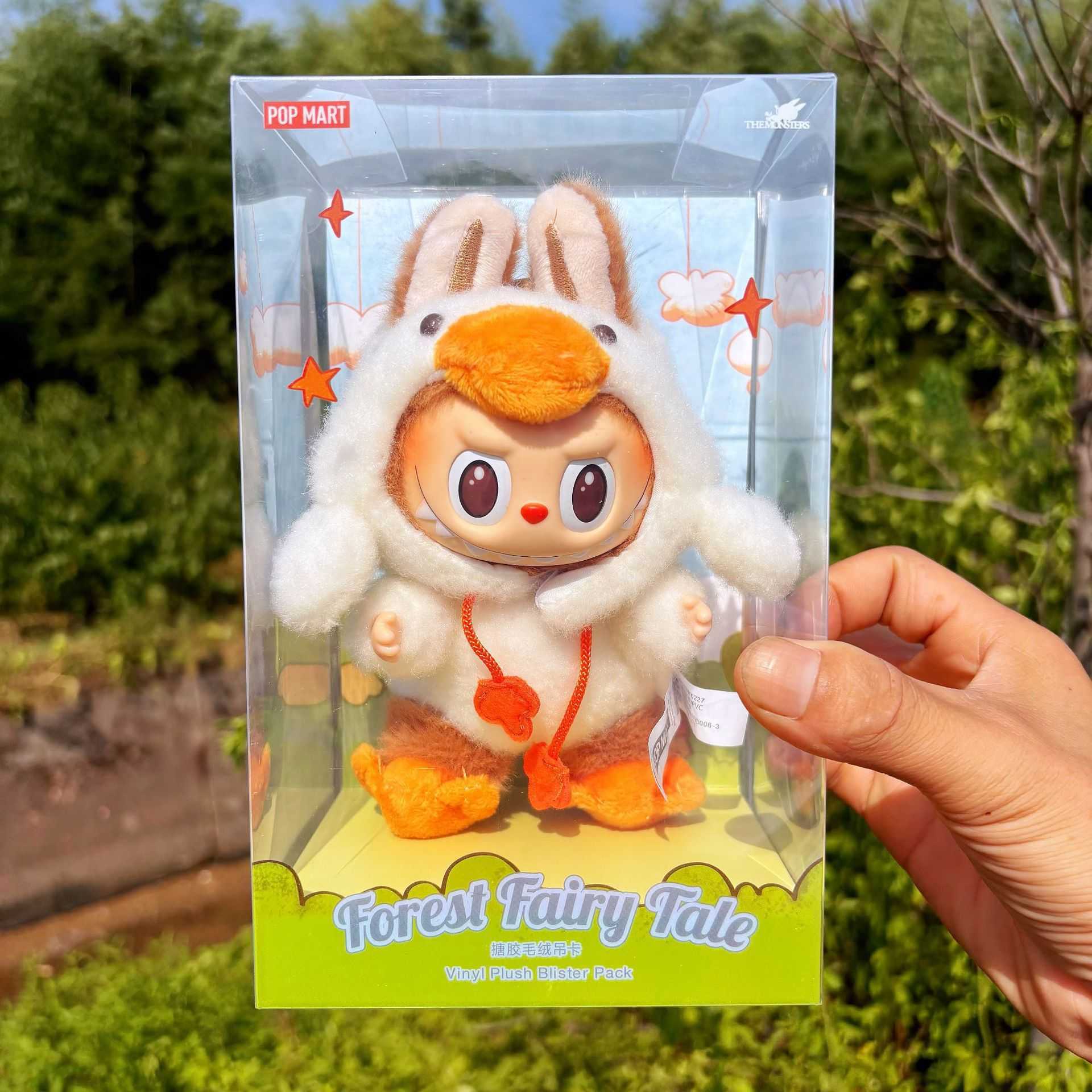 Labubu New Duck Toy 17cm New Forest Fairy Tale Plush Vinyl Doll Pendant Keychain L2508207MUZ-image-1071970072