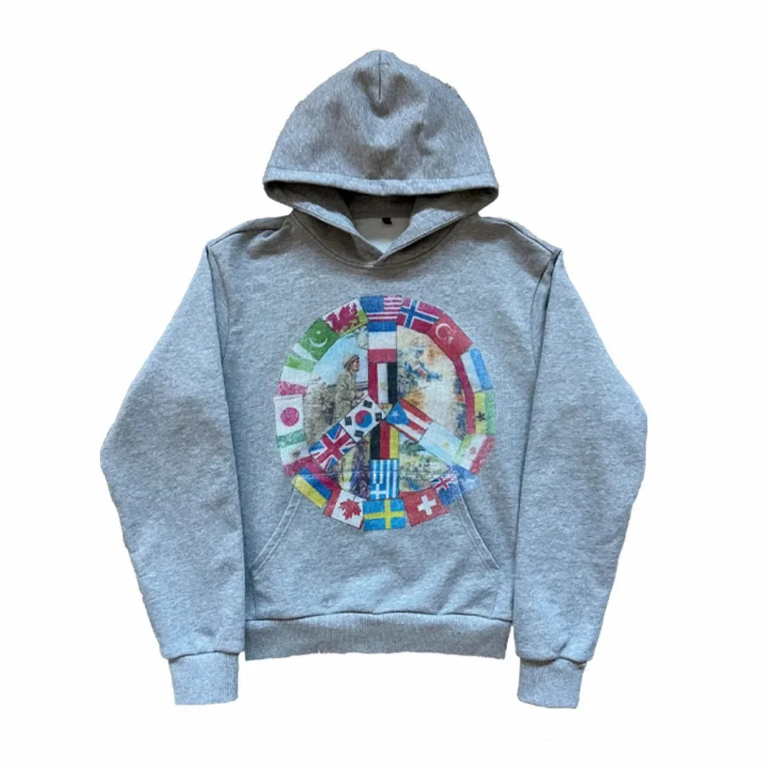Y2K Men Multinational Flag Large Pattern Street Style Hoodies Women Autumn and Winter Harajuku Jacket Casual Pullover 250818