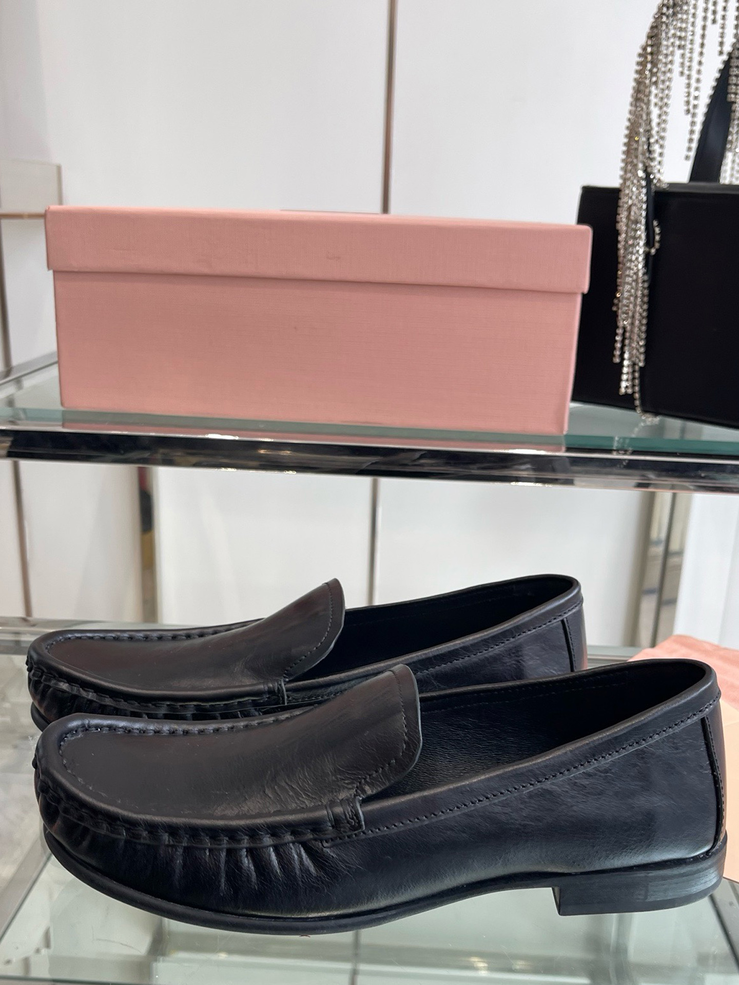 Suede loafers 5D499E Buffalo leather loafers 5D499E Womens SS25 Autumn Winter Latest Fashion Style Lefu Shoes suede fabric rubber sole