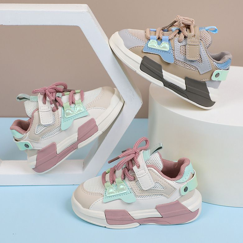 Girl Sport Shoes Toddler Fashion Boys Sneakers Spring Autumn Children Walkfashion Kids Outdoor Running Shoes Trainer Size 21 - 30 W0551