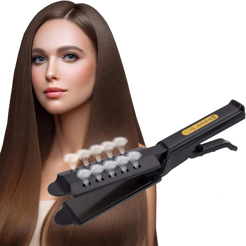 High Quality Professional Steam Straightener Salon WomenS Styling Tool Portable Ceramic Coated Steam Straightener 250819