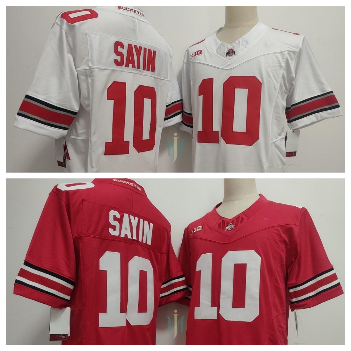 10 Julian Sayin 2025 football jerseys - all stitched men women youth all size xxs-6xl all patch