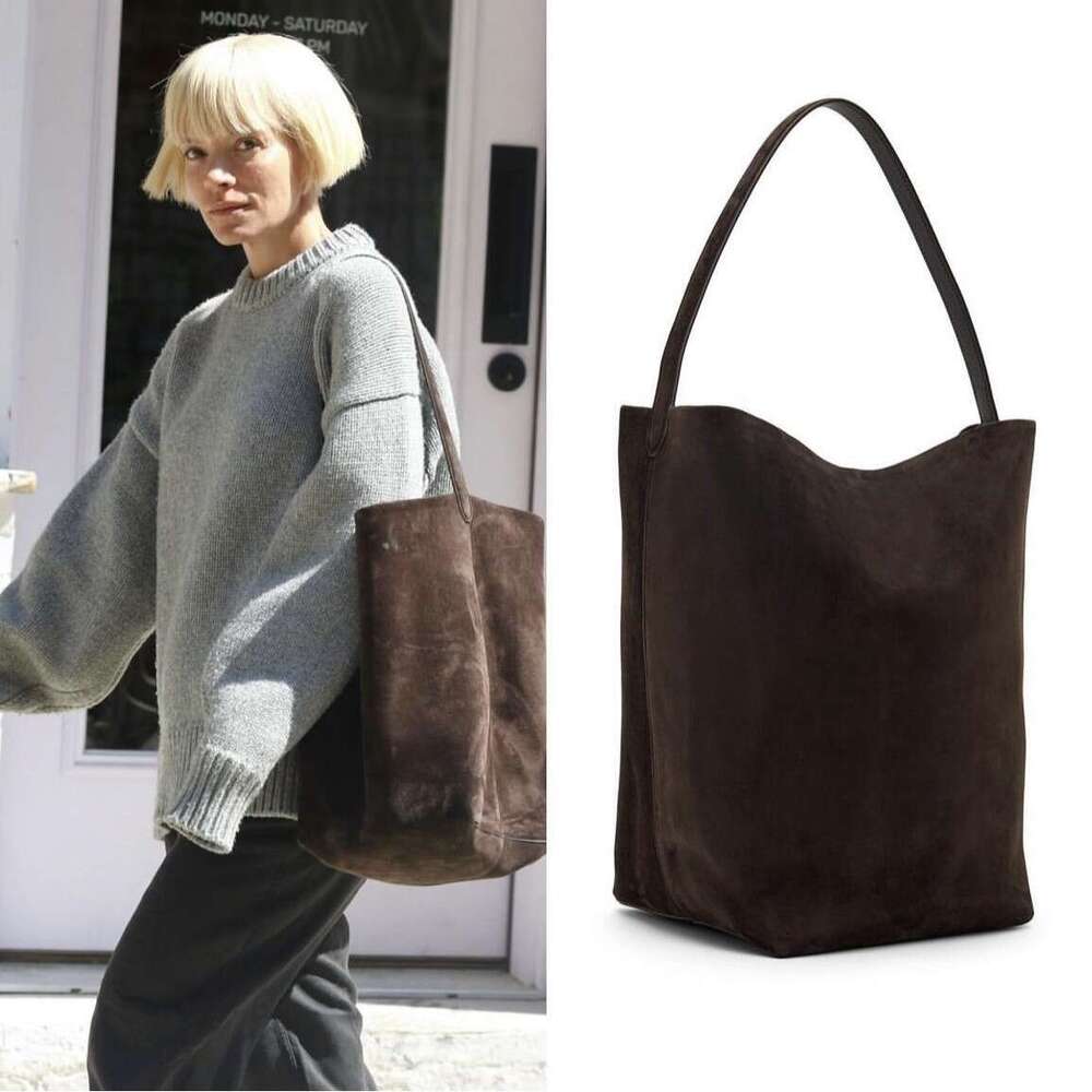 Designer Bag Tote Shoulder Bag Frosted Leather Bucket New Style Cowhide Suede Underarm Casual Commuter Large Capacity Single