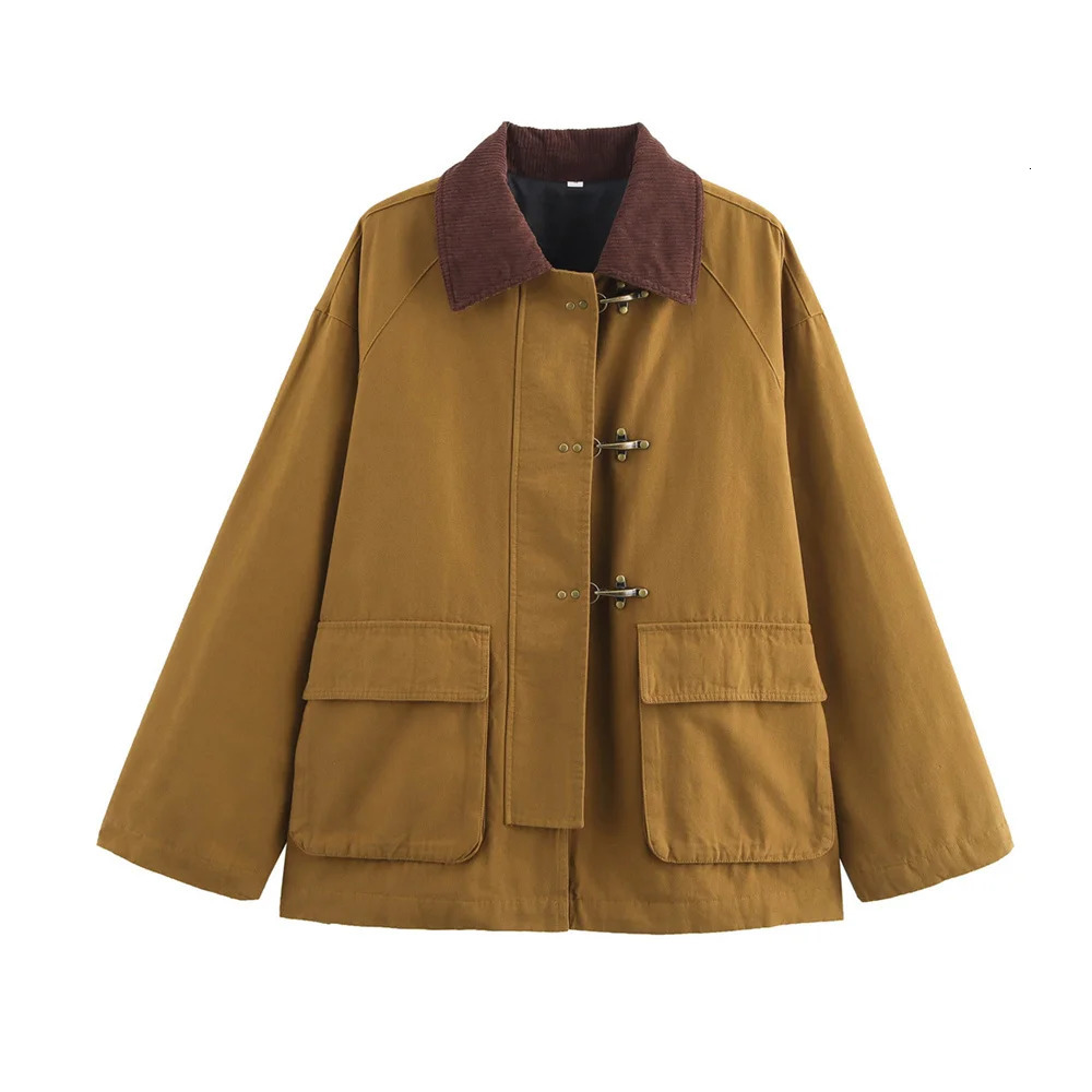 womens clothing European and American style fashionable simple versatile cotton jacket 250818