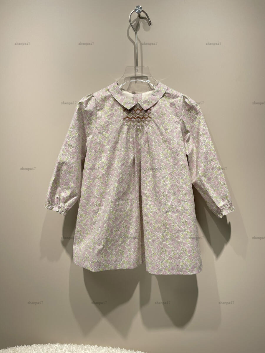 Top newborn dress Long sleeves toddler skirt designer infant jumpsuits Multicolor stripe design bodysuit A135X04N079-image-1071828283