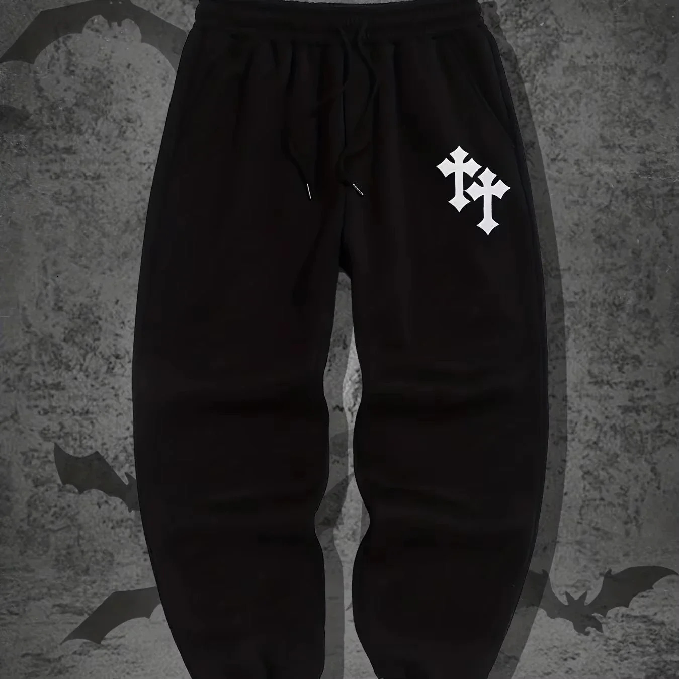Harajuku hip-hop pants Printed Pattern Slim Men Y2K Gothic Leisure Fashion Sports Street Wear Couple Sweatpants250820