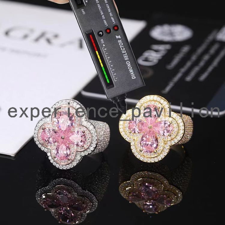 Hip Hop Style Factory Price S925 Silver Iced Out VVS Moissanite Custom Championship Rings Rapper Jewelry