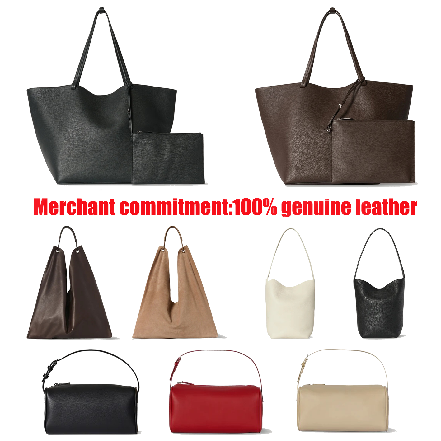 Sacs de créateurs Nouveaux sacs fourre-tout en cuir authentique sac en daim sac de luxe Margaux Sac de mode Fashion Sac à main sac à main