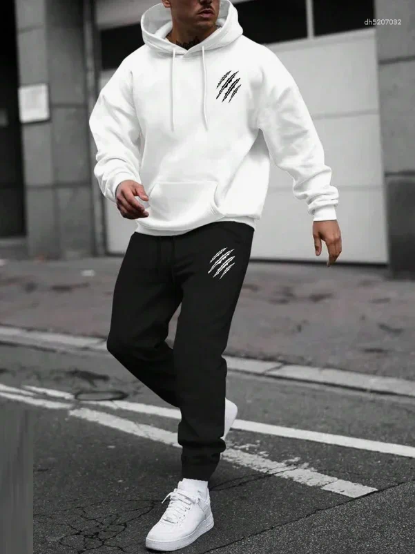 Men's Hoodies And Women's Printed Hooded Sweatshirts Pants Animal Sportswear Running Autumn Winter Casual Fashion