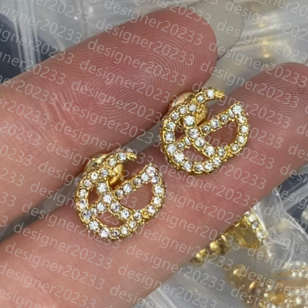 Earrings designer earrings luxury earrings designer for women High quality vintage 14K gold 12A fashions versatile style Jewelry very good