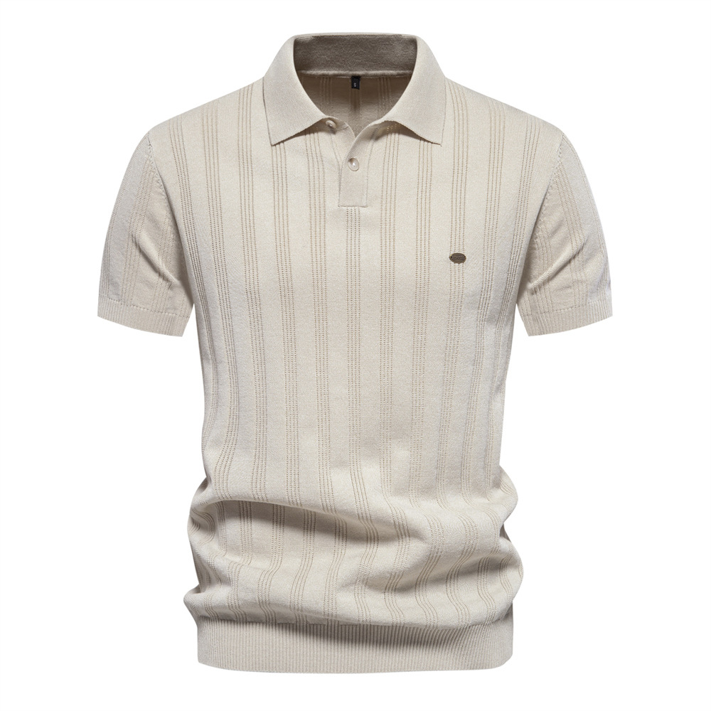 Designer Mens polo shirt 2025 Spring Summer New Men's Polo Sweater Knit Short Sleeve Collared T-Shirt Top European Sizes: S - 2XL