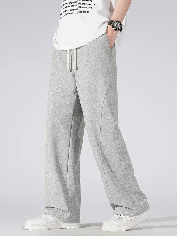 Pantalon de sport pour hommes d'été pantalon de survêtement en raide coton léger pantalon de jogging en vrac pantalon gymnase décontracté pantalo