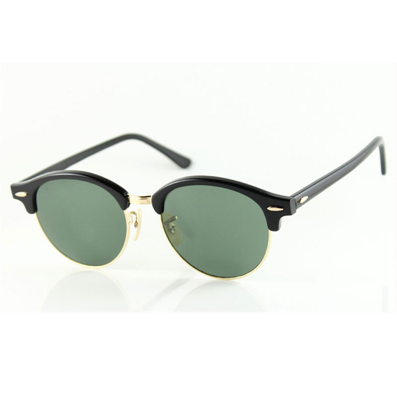 4246 Lunettes de soleil Hommes Designer Classic Black Frames Lunettes Ladys Green Lens Mode Lunettes d'extérieur avec boîte Livraison gratuite 51