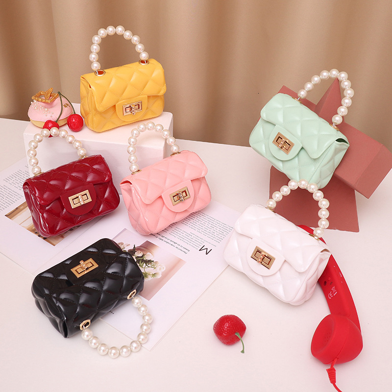 2025 New Jelly Coin Wallet Mini Cute Princess Style Handheld Shoulder Bag Designer Bag Women's Shoulder Bag