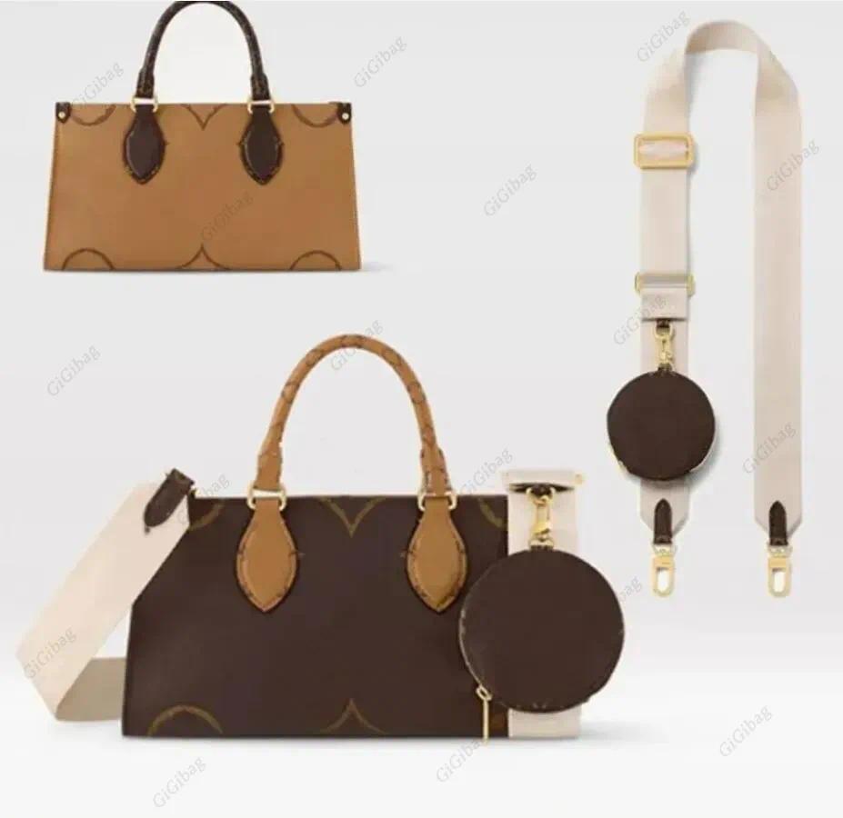 East West Tote Shopping Bag Womens Shoulder Bag Crossbody Top Handles Designer Bags Ladies Purses Coated Canvas shoulder bag