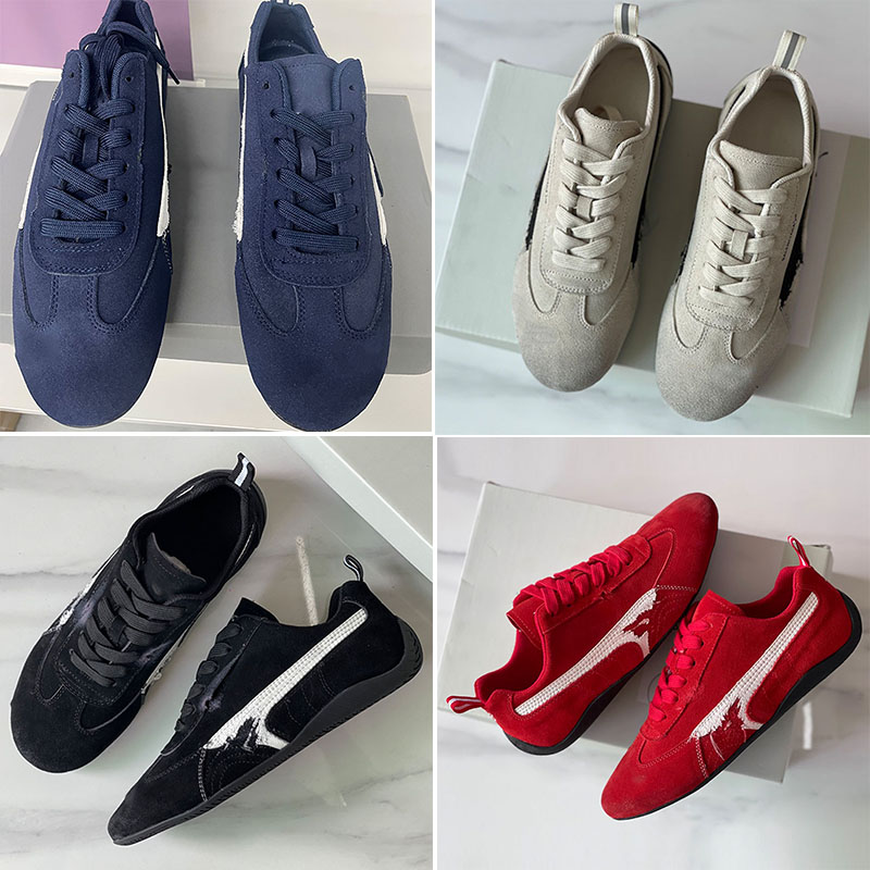 Classic Mens Womens Suede Leather Comfortable Sports Shoes Designer Luxury Brand Ladies Retro Versatile Sneakers Outdoor Men Casual Shoes