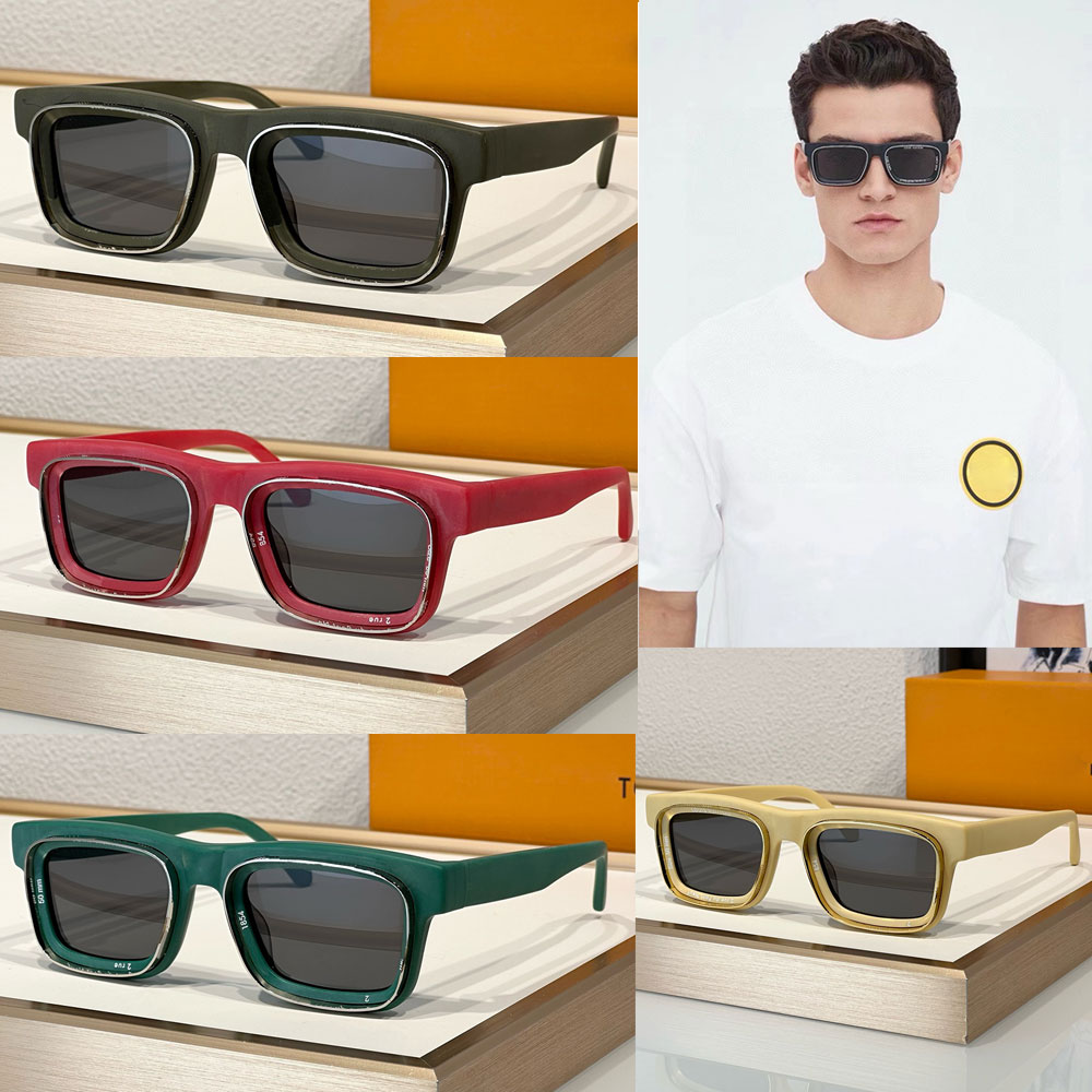 Z2442U Lunettes de soleil carrees Super Vision luxury mens designer acetate sunglasses fashion womens glasses Dotees de verres coordonnes bordes de