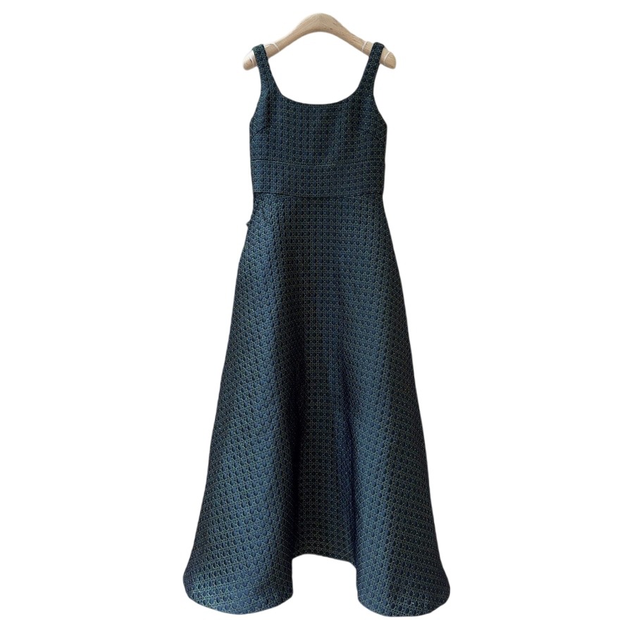 80 XXL 2025 Milan Runway Dress SPring Autumn Sleeveless Brand Same Style Womens Dress Fashion High Quality SH