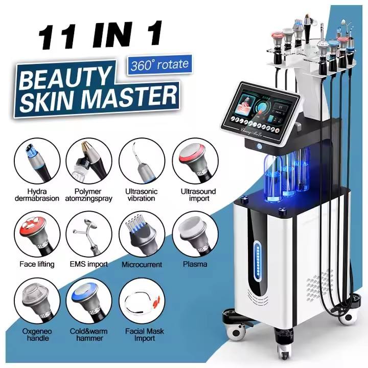 New Technology Rf Equipment Skin Tightening 11 in 1 Multi-functional Device Beauty Skin Care Machine Skin Brightening Deep Cleansing