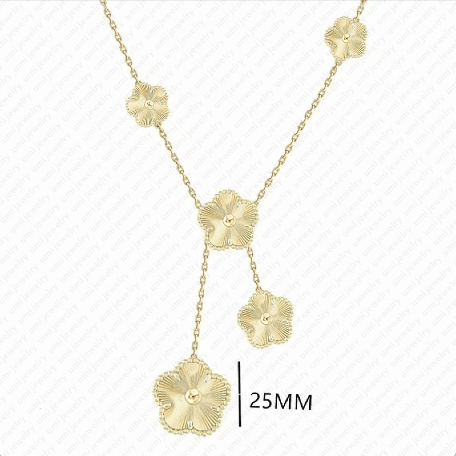collier de créateur pour femme bijoux collier de diamant bijoux de luxe Vintage différentes tailles pendentif fleur nouveau et unique collier bij