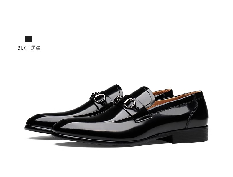 Chaussures en cuir de pied masculin, Business Formal Wear en cuir authentique Chaussures pour hommes, mocassins britanniques, cuir vif, cuir auth
